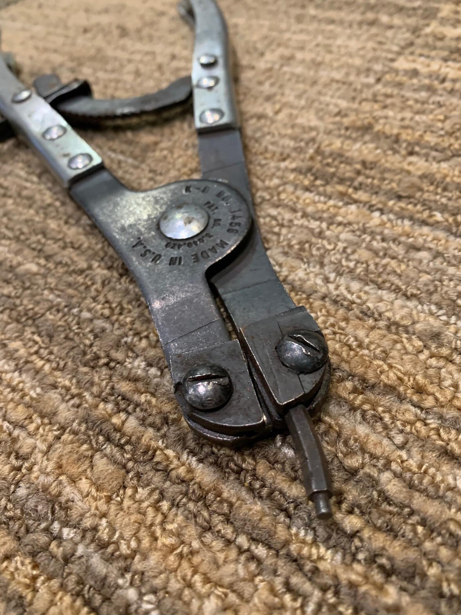 Vintage KD No 1456 Ratcheting Retaining Snap Ring Pliers Made Etsy