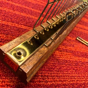 Vintage Neck Tie Rack 36 Necktie Scarf Belt Hanger Door/Wall Mount 1960s