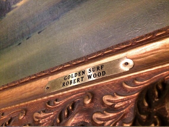 Vintage Robert Wood Golden Surf - Windsor Art Products Illinois