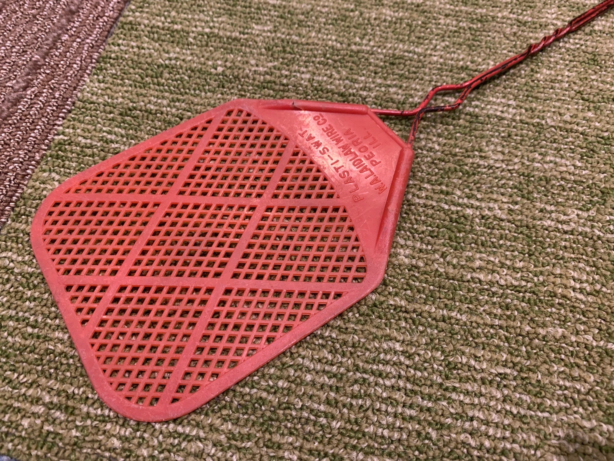 Vintage Fly Swatter Laidlaw Plasti swat Mid Century Farmhouse Wire