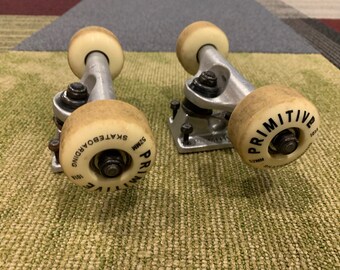 Primitive Skateboard Trucks Wheels Set Complete