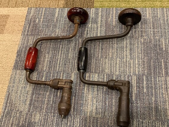 Vintage Ratcheting Brace Hand Drill 