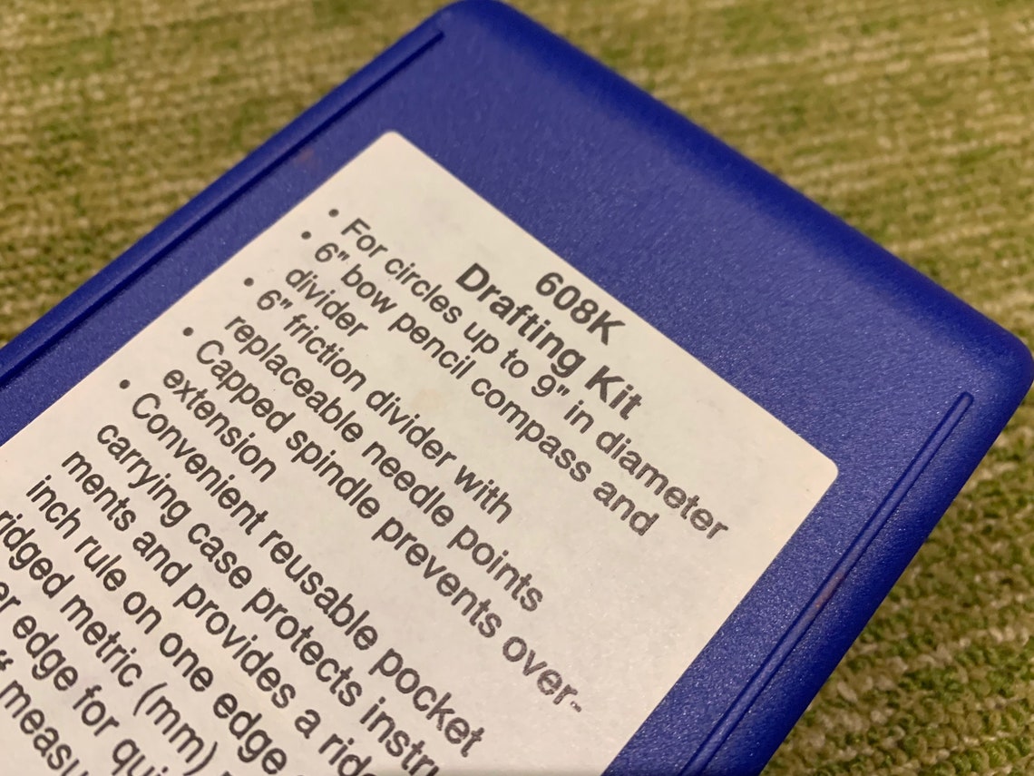 Vintage ALVIN Drafting Kit 608K New Old Stock West Germany Etsy