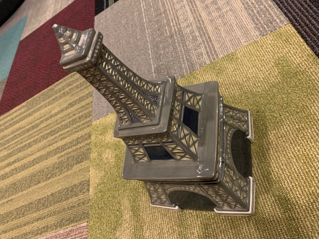 Eiffel Tower Ceramic Cookie Jar by Treasure Craft Etsy