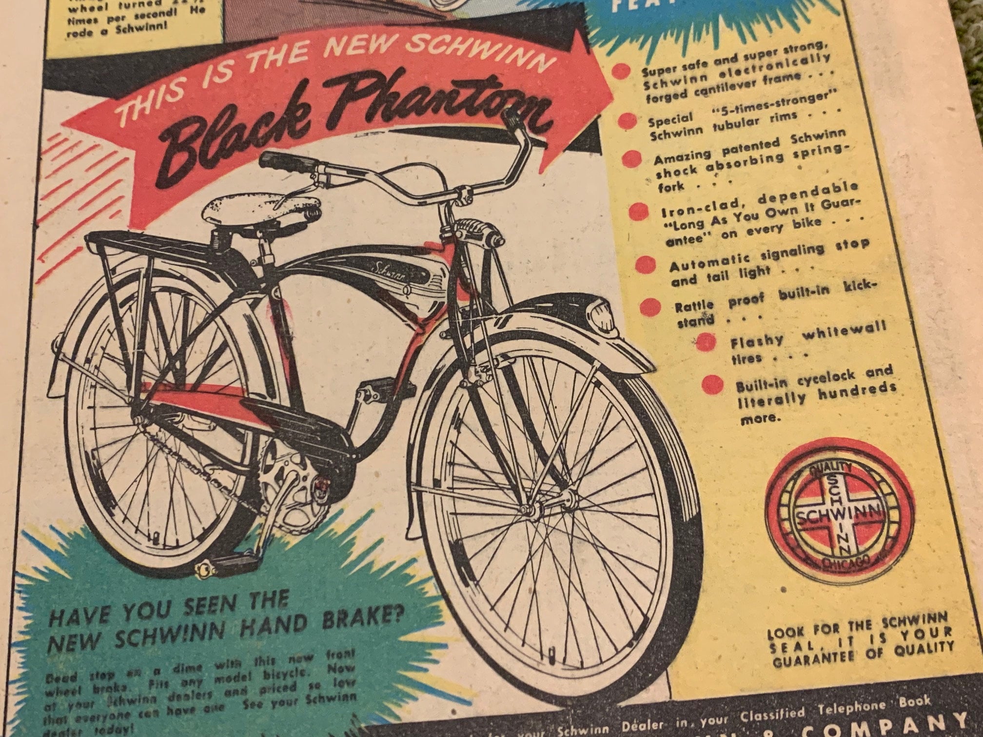 Schwinn black phantom bicycle hotsell