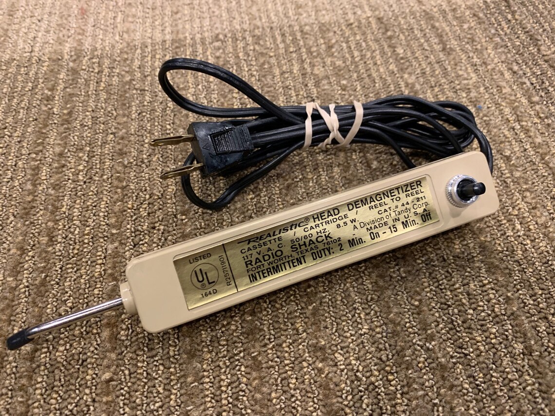 Vintage Realistic Head Radio Shack Cassette Etsy