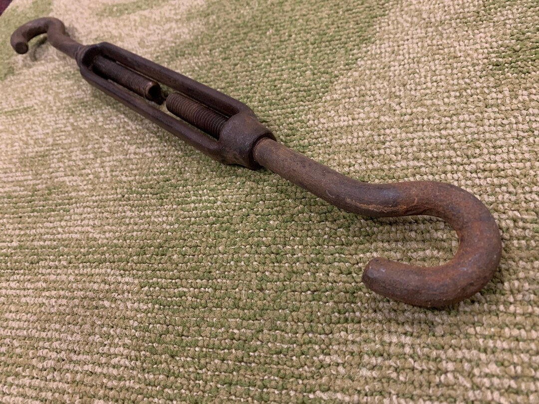 Antique Large Barn Turnbuckle Farmhouse Rustic Industrial Etsy