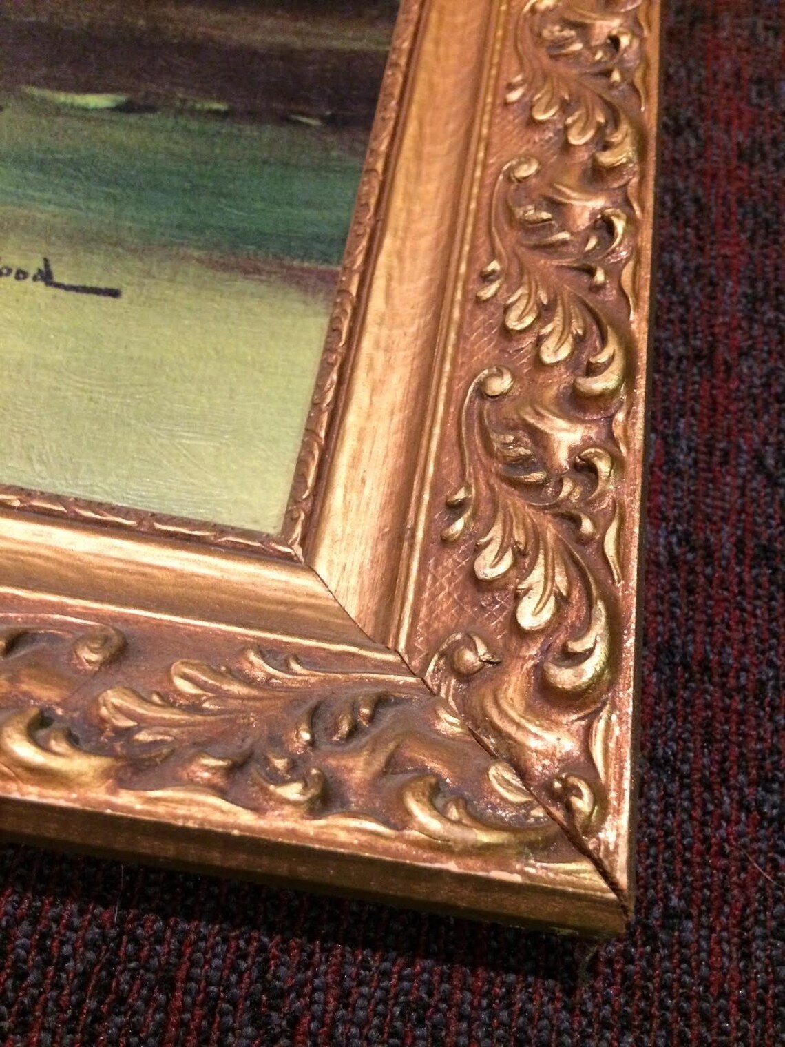 Vintage Robert Wood Golden Surf Windsor Art Products Etsy