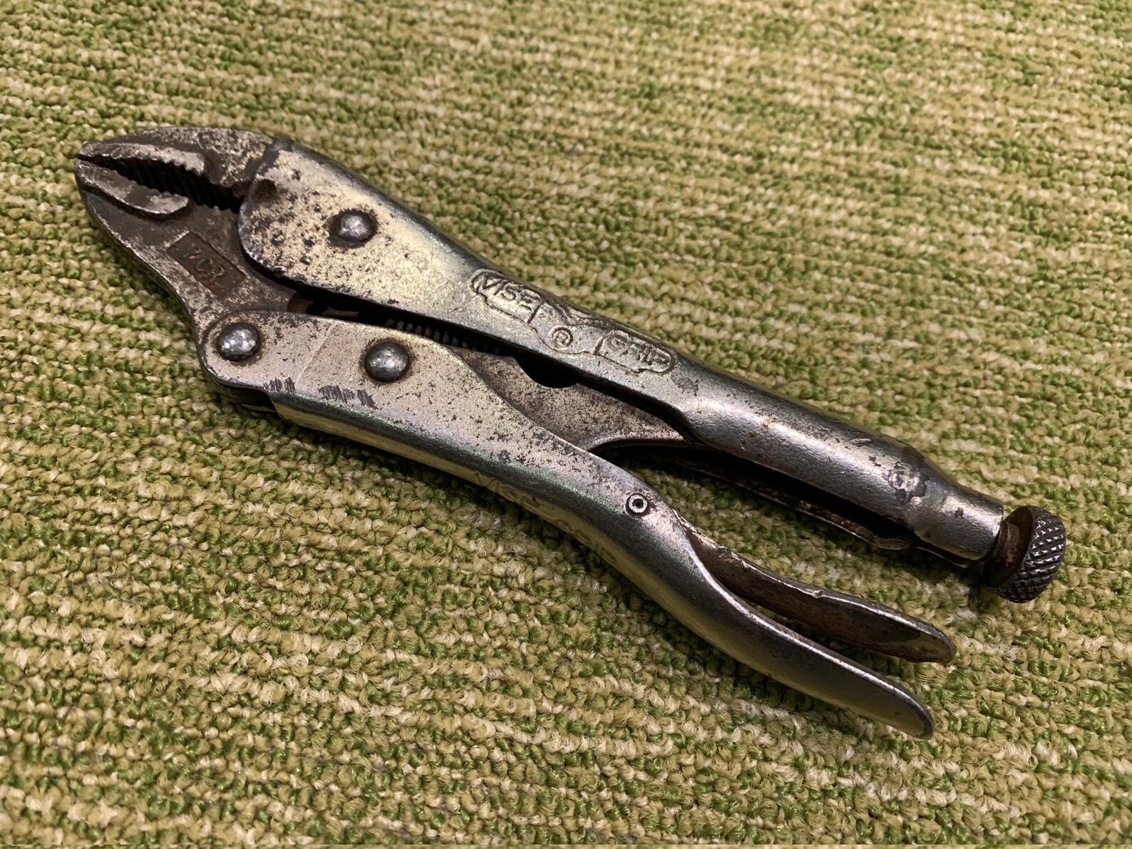 Vintage Vise Grip Curved Jaw 7CR Petersen Dewitt Locking Etsy