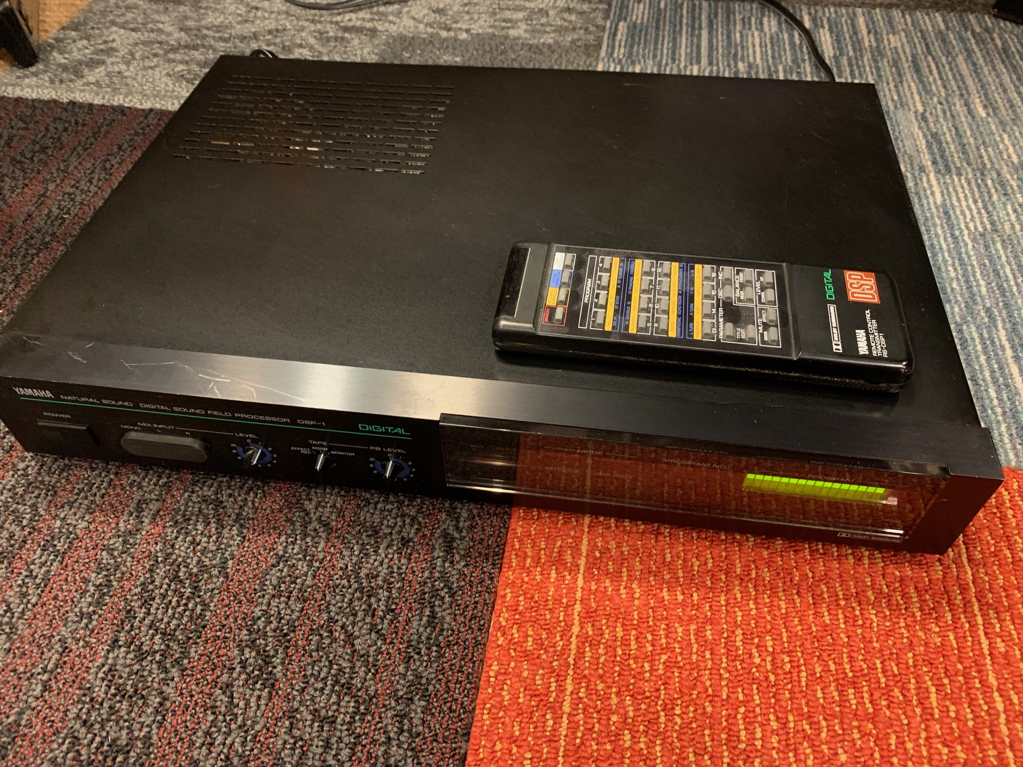 YAMAHA 6ch サウンドプロセッサー DSP-1 リモコン付き 完動品／Y1121-1471 YAMAHA 6ch サウンドプロセッサー DSP-1 リモコン付き YAMAHA DSP-1