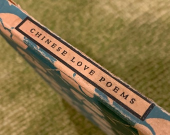 Vintage Chinese Love Poems 1942 Poetry Hardcover Book Peter Pauper Press by Paul McPharlin