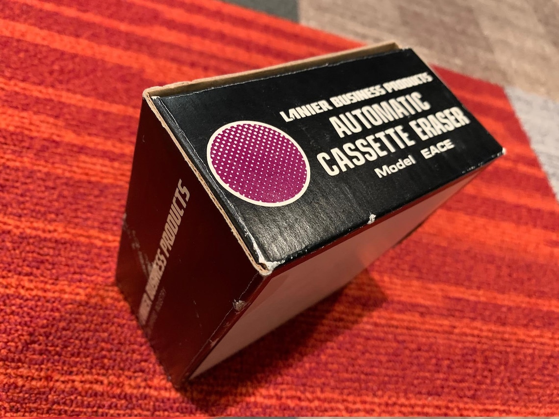 Vintage Lanier Business Products Cassette Eraser Model EACE Etsy