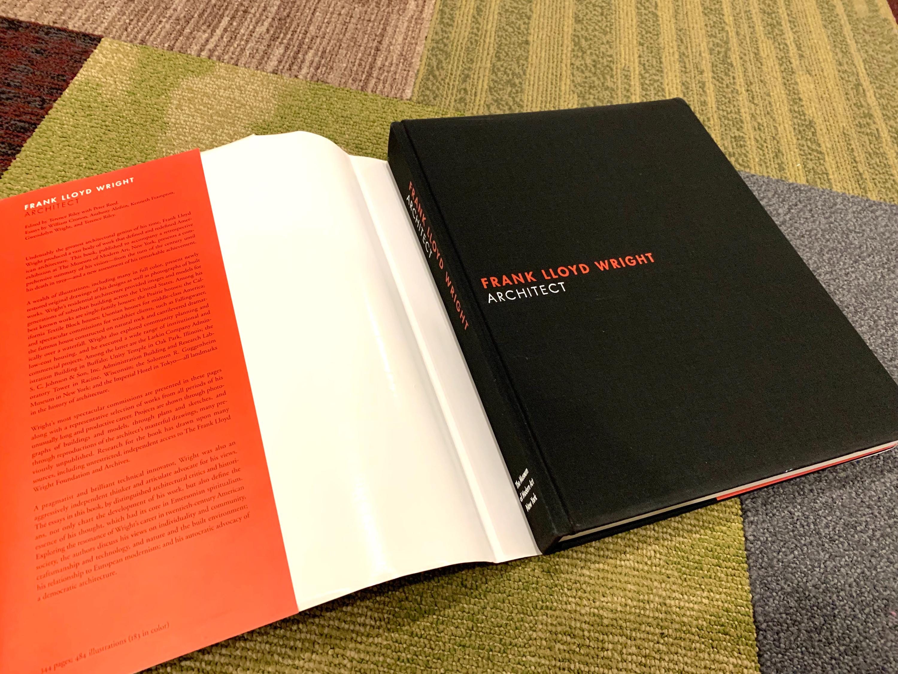 Vintage Frank Lloyd Wright Architect Hardcover Book 1994