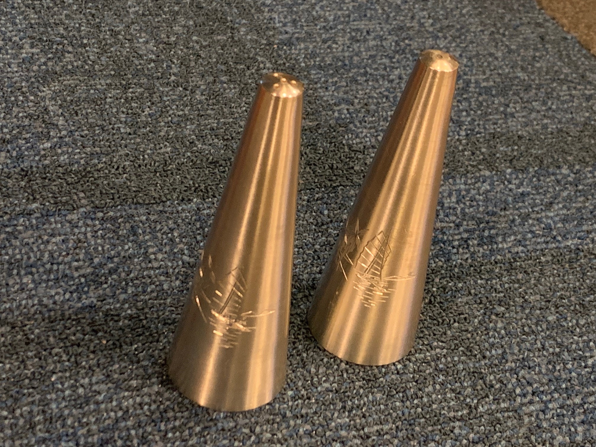 Mid Century Modern Selangor Pewter Salt Pepper Shakers Etsy Canada