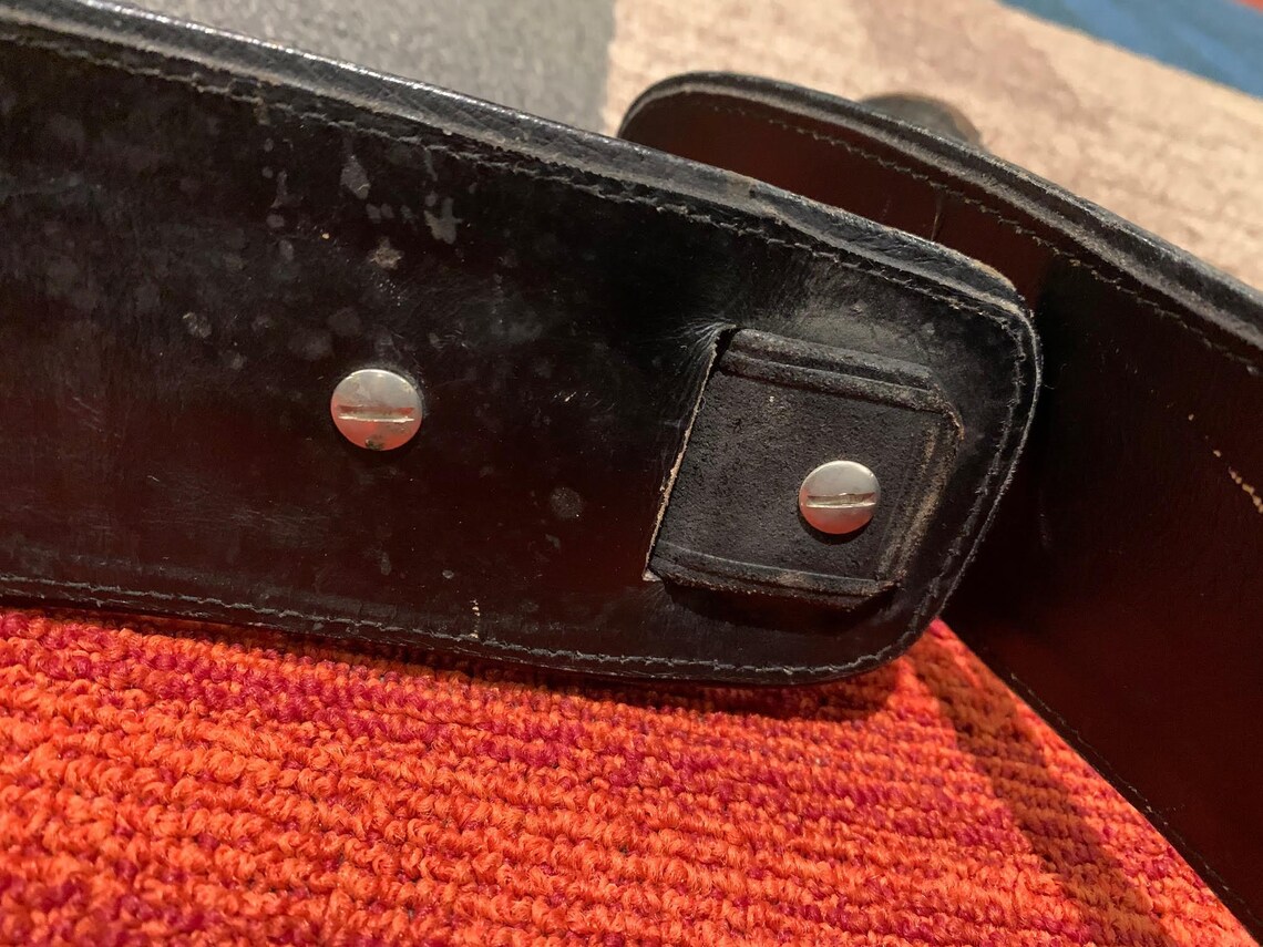 Vintage Western Gun Belt Hand Tooled Leather Bandolier Made in Etsy