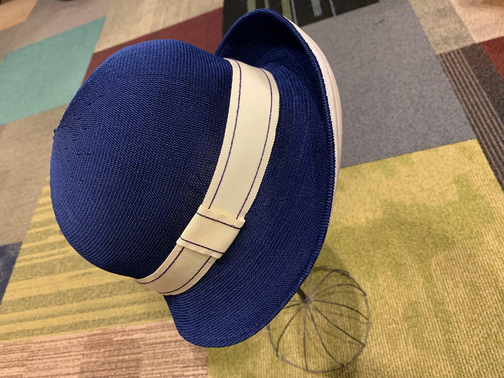 Vintage Kangol Design Zephyr Rimini Womens Bucket Hat Royal  display picture 2