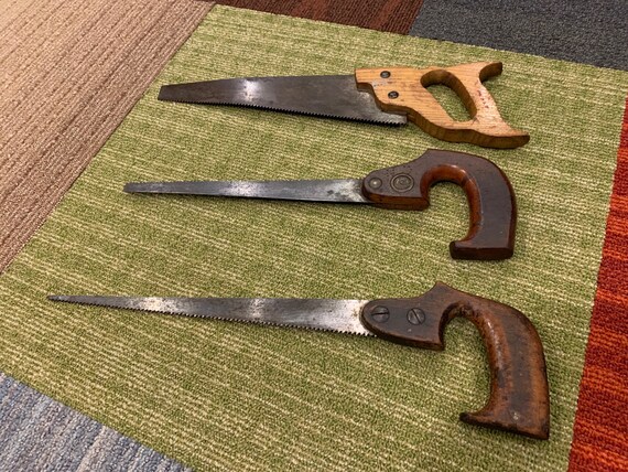 Vintage Hand Saw Lot Carpentry Pruning 