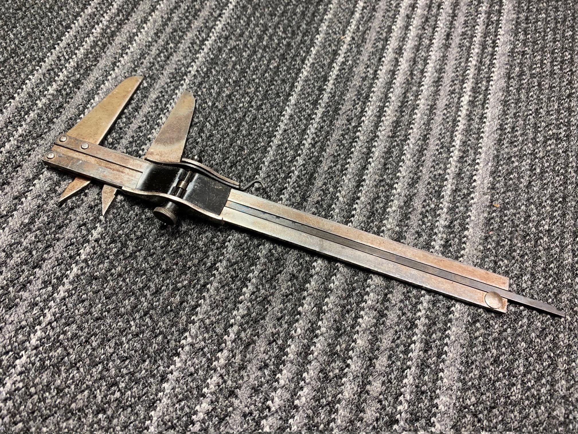 Vintage GENERAL No. 721 Slide Caliper Tool Etsy