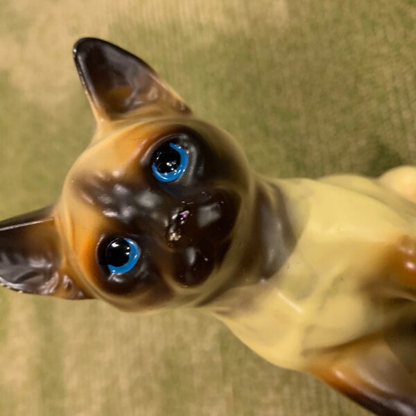 Mid Century Siamese Cat Figurine Napco Japan Ceramic Vintage Cat Lovers Gifts