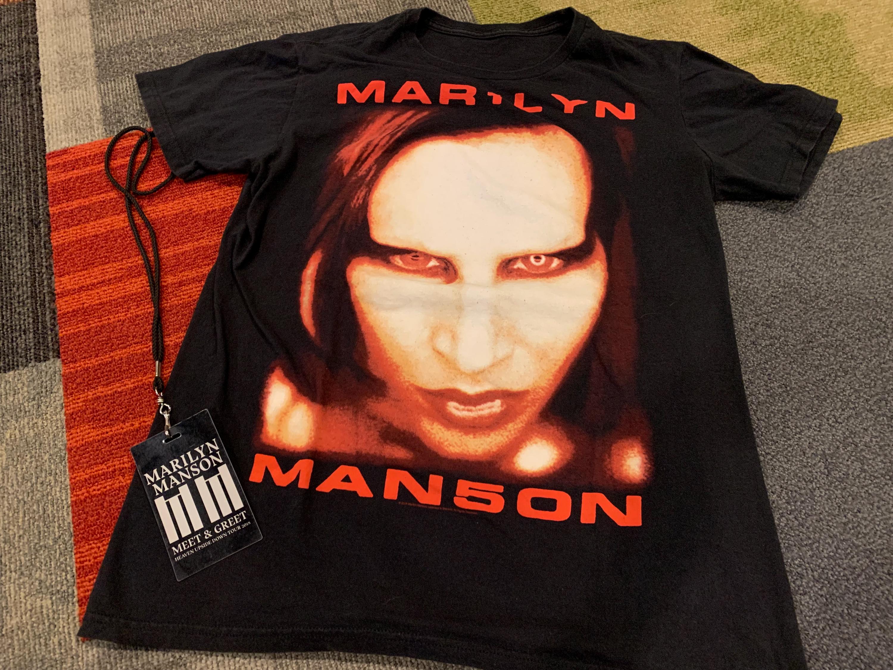 T Shirt Marilyn Manson - Etsy