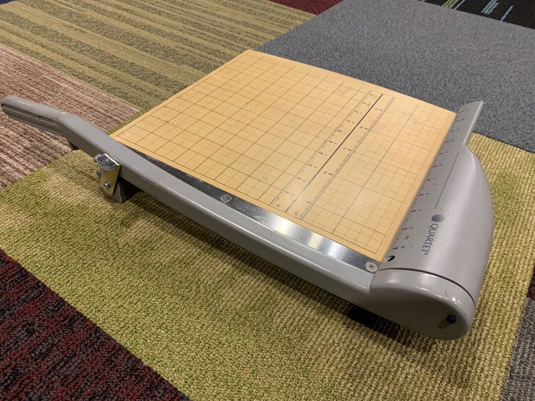 Quartet Paper Trimmer Guillotine Cutter 12 Model 9112 Made in USA Etsy