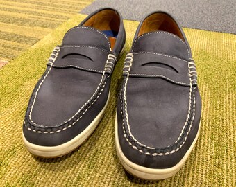Peter Millar Navy Penny Loafers Slip-On Shoes.‎ Size 9.5 Peter Millar Crown Crafted Vantage Lite Suede Sneaker: Beige  main image 4