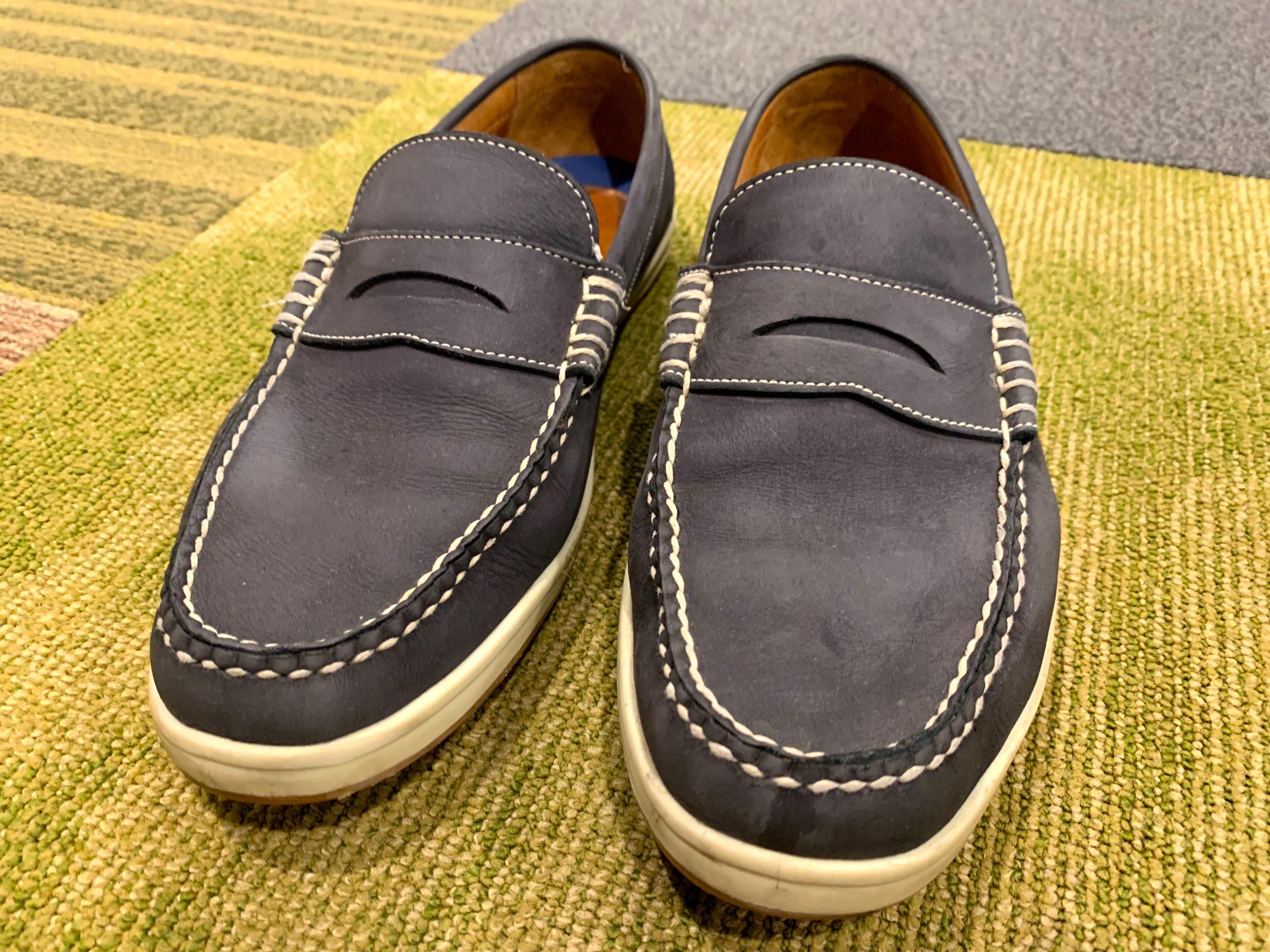 Suede Loafers Men Charcoal - Etsy display picture 1