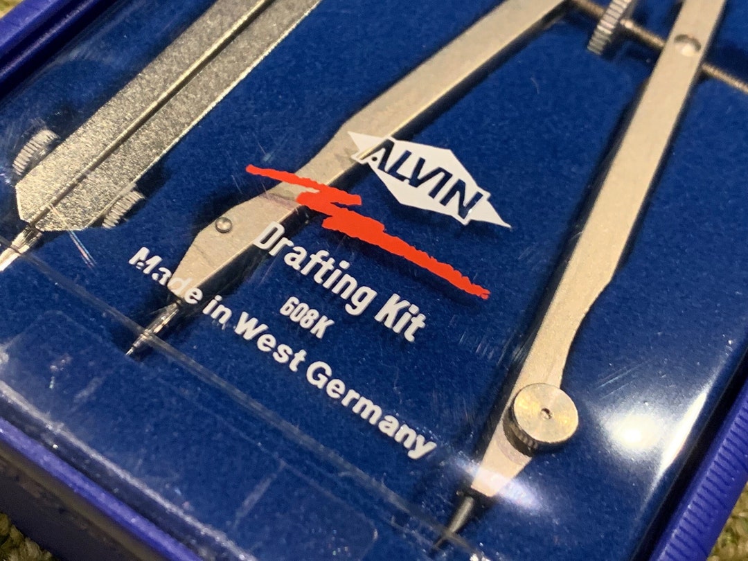Vintage ALVIN Drafting Kit 608K New Old Stock West Germany Draftsman