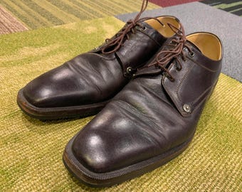DOLCE & GABBANA US sz 8.5 Brown Leather Monk Strap Dress Shoes Italy Wedding Men Vintage Brown leather Dolce & Gabbana monk strap dress shoe  main image 4