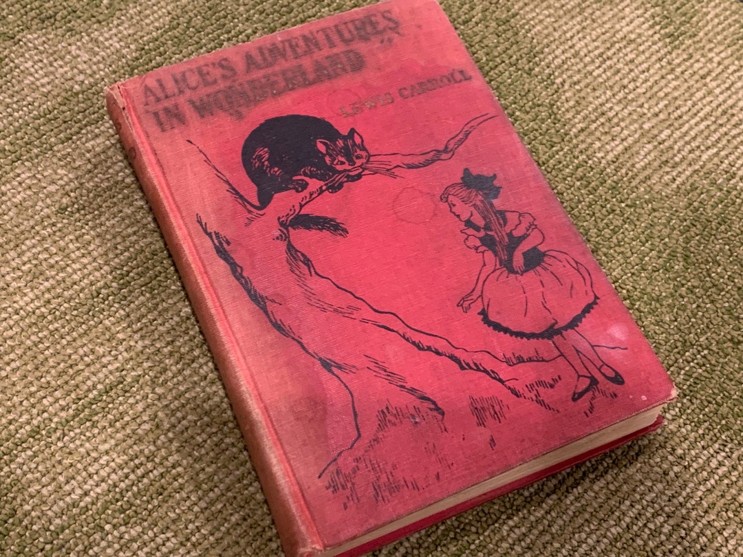 Vintage Alice's Adventures in Wonderland Book 1923 by Lewis Carroll