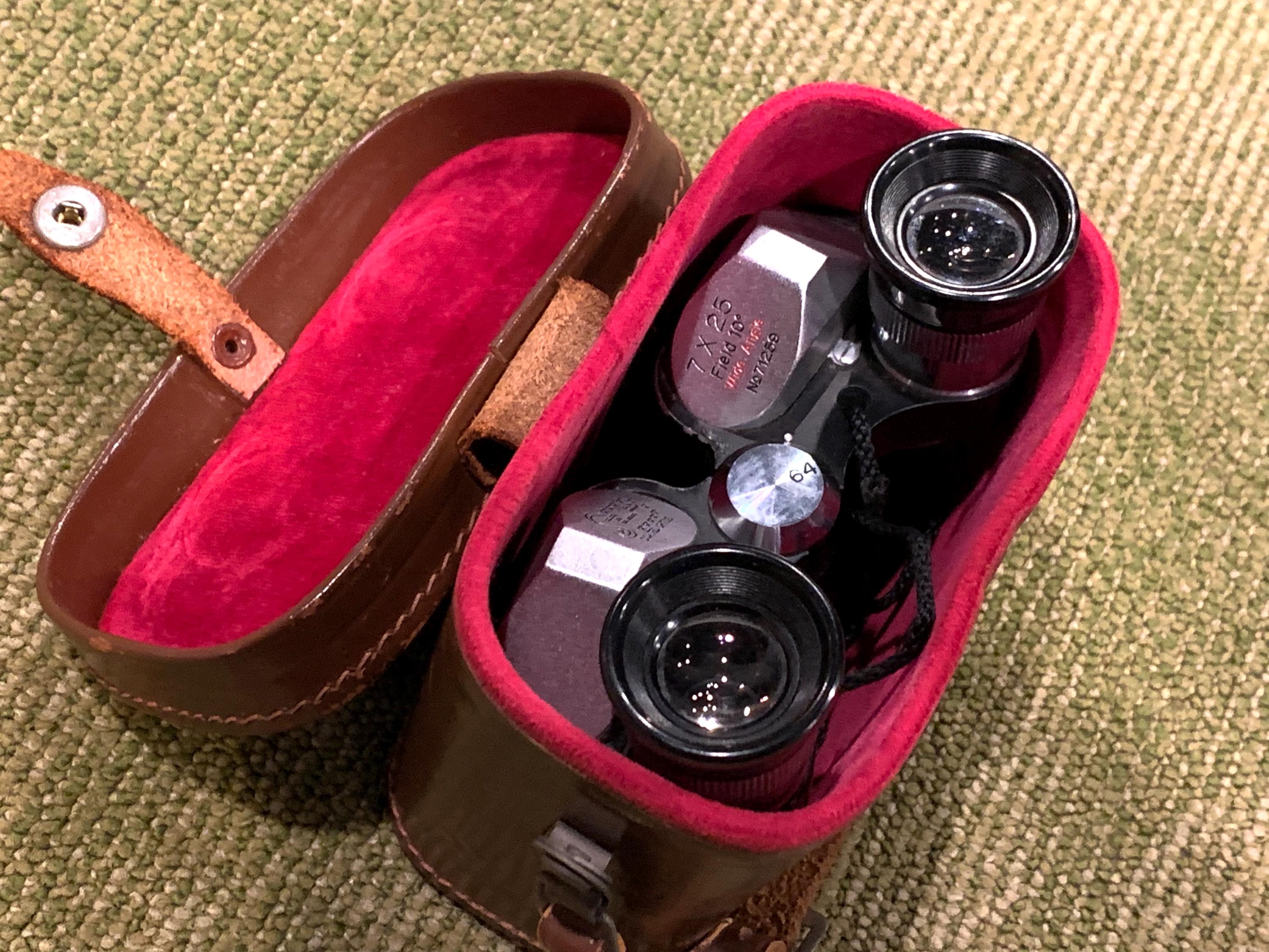 Vintage Binoculars Stellar Wide Angle No. 71259 Coated Optics 7 X