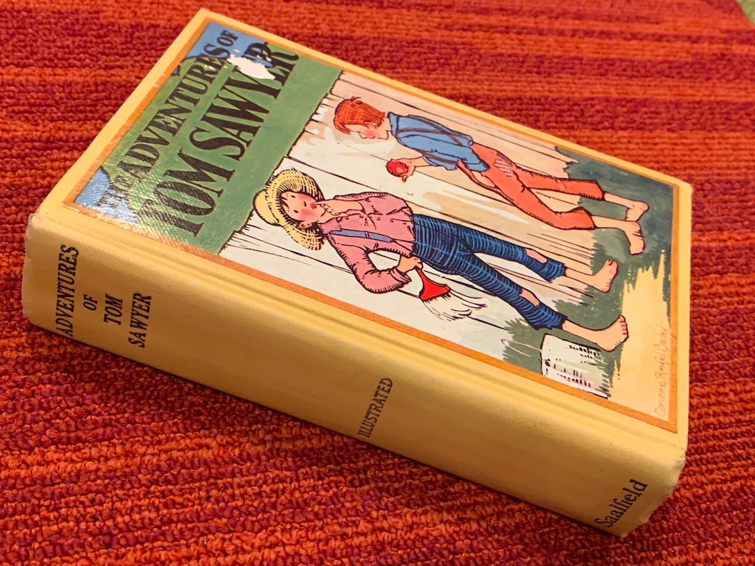Vintage the Adventures of Tom Sawyer by Mark Twain Hardcover Book 1939 ...
