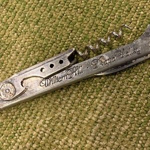 Wine Bottle Can Opener Corkscrew Celiini Style Promo for William Hill Napa Valley