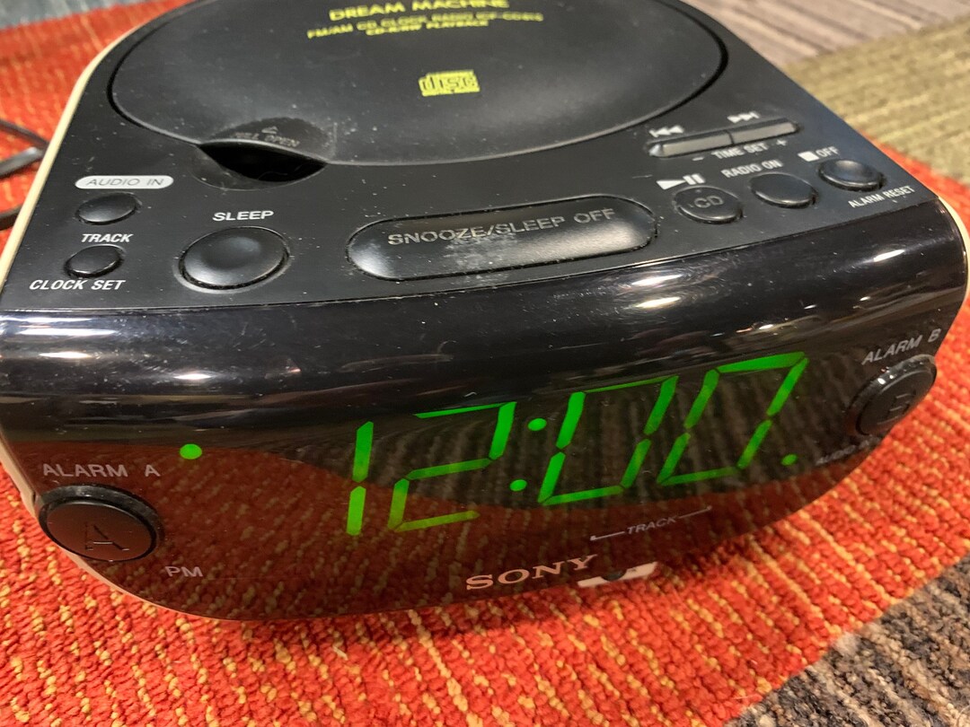 Vintage Sony Dream Machine ICFCD815 Clock Radio Dual Alarm Etsy