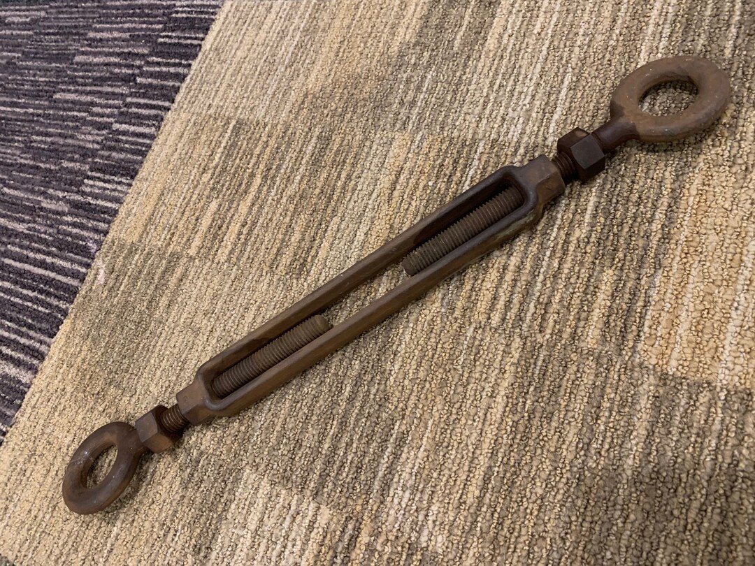 Antique Large Barn Turnbuckle Farmhouse Rustic Industrial Etsy