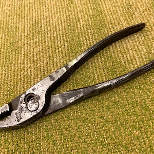 Vintage UTICA Slip Joint Pliers 1940s USA Made Hand Tools Utica 5000