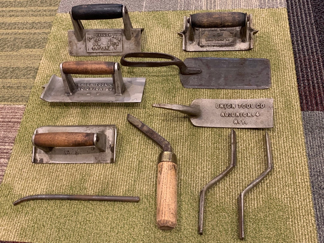 Vintage Kramer Brothers and Union Tools Bricklayer Mason Etsy