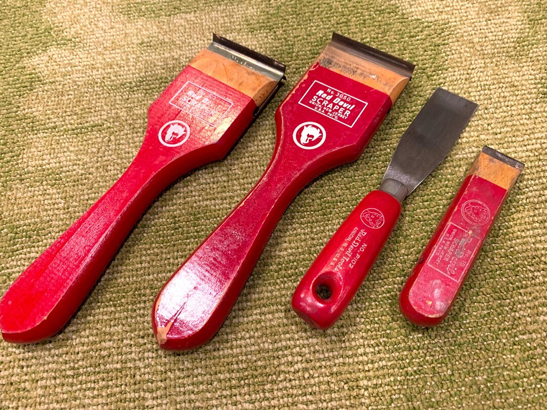 Vintage Red Devil Tools Paint Scraper Lot Union New Jersey P102 No ...