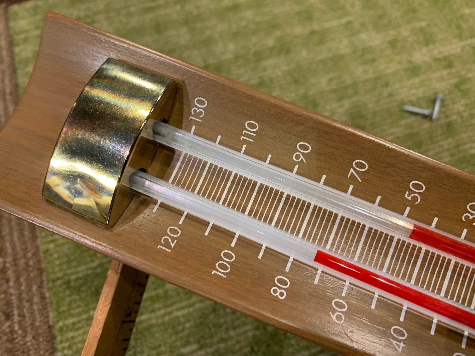 Mid Century Thermometer by AirGuide Indoor Outdoor Wall Mount Etsy