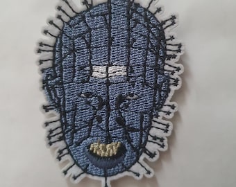 Parche termoadhesivo bordado con motivo de la película de terror de Halloween Hellraiser