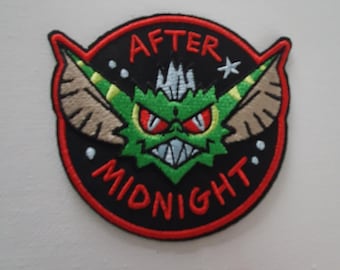 Gremlins Stripe 80's film Embroidered Iron on Applique Motif Patch