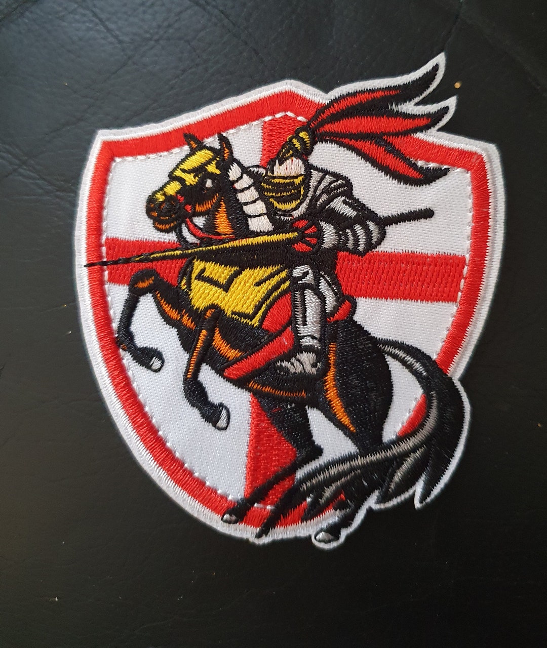 Knight of St George England Embroidered Iron on Applique Motif Patch - Etsy