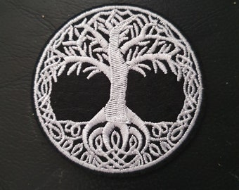 Arbre de vie païen WIcca brodé fer sur Applique Motif Patch