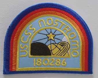 Alien Xenomorph USCSS Spaceship Nostromomo Embroidered Applique Motif Patch