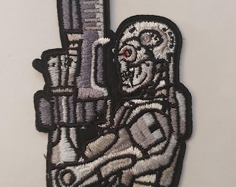 Terminator T800 Embroidered Applique Motif Patch