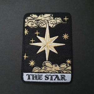 The Star Tarot Card gesticktes Aufnäher mit Applikationsmotiv