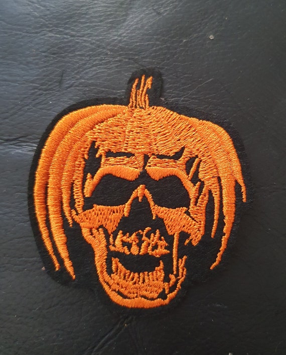 Pumpkin Bat Halloween Scary Iron on Skull Embroidery Badge Patches Appliques