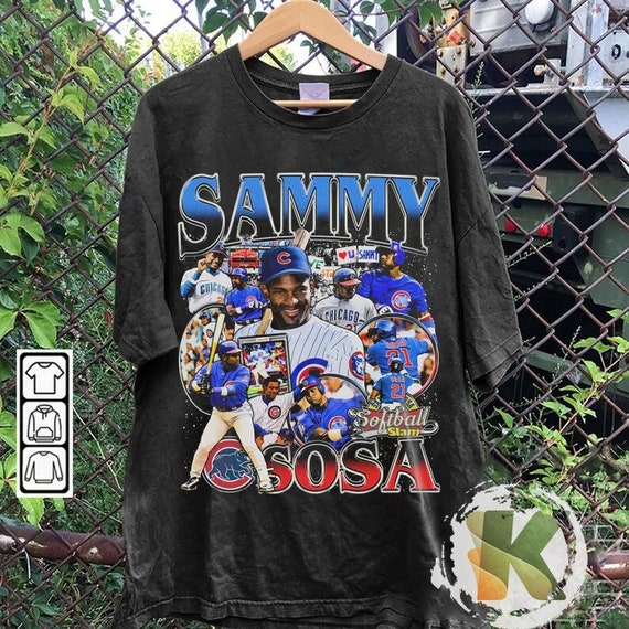 LeaMarmur Vintage 90s Graphic Style Sammy Sosa T-Shirt, Sammy Sosa Shirt, Vintage Oversized Sport Tee, Retro American Baseball Bootleg Gift