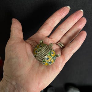 Enamel Metal Moroccan Tiznit Bead E5015