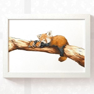 Imprime Panda Rouge Cadeau De Douche De Bebe Jumeau Cadeau Etsy Imprime Panda Rouge Cadeau De Douche De Bebe Jumeau Cadeau Etsy